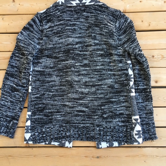 NWT Skies are blue Aztec Wool Gray coat S - Picture 2 of 5